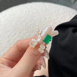 Elegant Classic Style Geometric Sterling Silver Plating Inlay Zircon Open Ring 10 Elegant Classic Style Geometric Sterling Silver Plating Inlay Zircon Open Ring -Cheap Jewelry Store 1648508010009595904