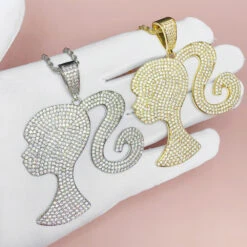 INS Style Modern Style Human Copper Inlay Zircon Pendant Necklace -Cheap Jewelry Store 1650707181512822784 1