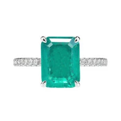 Wholesale Elegant Glam Luxurious Square Sterling Silver Artificial Gemstones Rings -Cheap Jewelry Store 1650766579648040960
