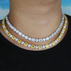 Streetwear Geometric Copper Plating Inlay Zircon Necklace -Cheap Jewelry Store 1651070294015741952