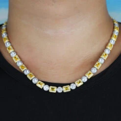 Streetwear Geometric Copper Plating Inlay Zircon Necklace -Cheap Jewelry Store 1651070297824169984