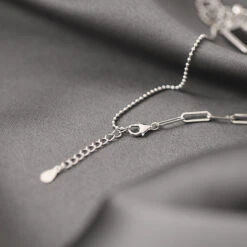 Wholesale Simple Style Streetwear Geometric Sterling Silver Agate Pendant Necklace -Cheap Jewelry Store 1651788679695437824