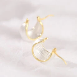1 Pair Elegant Simple Style U Shape Sterling Silver Earrings -Cheap Jewelry Store 1651789488428552192