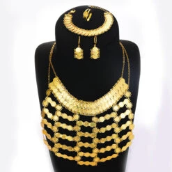 Elegant Luxurious Tassel Copper Tassel 18K Gold Plated Jewelry Set -Cheap Jewelry Store 1651888270193332224 1