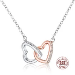 Wholesale Simple Style Heart Shape Sterling Silver Zircon Pendant Necklace -Cheap Jewelry Store 1652243941564747776 1