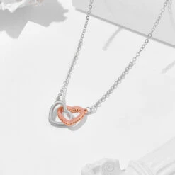 Wholesale Simple Style Heart Shape Sterling Silver Zircon Pendant Necklace -Cheap Jewelry Store 1652243952646098944