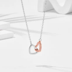 Wholesale Simple Style Heart Shape Sterling Silver Zircon Pendant Necklace -Cheap Jewelry Store 1652244006819729408