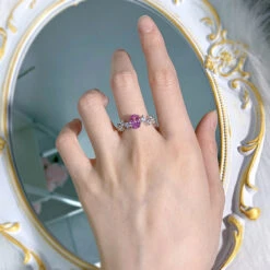 Wholesale Lady Flower Sterling Silver Inlay Zircon Rings 11 Wholesale Lady Flower Sterling Silver Inlay Zircon Rings -Cheap Jewelry Store 1655413535678795776