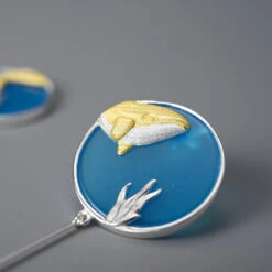 1 Pair Elegant Original Design Jellyfish Whale Inlay Sterling Silver Agate Drop Earrings -Cheap Jewelry Store 1655519891790368768