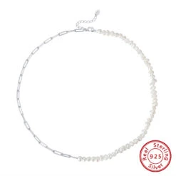 Wholesale Simple Style Solid Color Sterling Silver Beaded Necklace -Cheap Jewelry Store 1658714787783249920