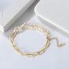 Wholesale Elegant Simple Style Round Sterling Silver Beaded Plating 14K Gold Plated White Gold Plated Bracelets 1 Wholesale Elegant Simple Style Round Sterling Silver Beaded Plating 14K Gold Plated White Gold Plated Bracelets -Cheap Jewelry Store 1658715017387839488