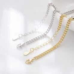 Simple Style Heart Shape Sterling Silver Inlay Zircon Bracelets -Cheap Jewelry Store 1659770615088943104