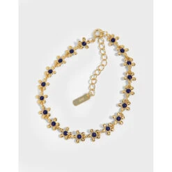 Sweet Simple Style Flower Sterling Silver Drip Glazed Plating Bracelets -Cheap Jewelry Store 1659832277691142144