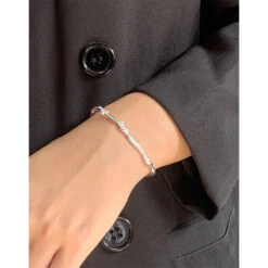 Modern Style Simple Style Solid Color Sterling Silver Plating Bangle -Cheap Jewelry Store 1659832789182320640