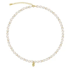 Elegant Classical Lady Geometric Freshwater Pearl Sterling Silver Pendant Necklace -Cheap Jewelry Store 1660940371187863552