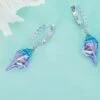 1 Pair Vacation Beach Conch Plating Sterling Silver Drop Earrings -Cheap Jewelry Store 1661285009291612160