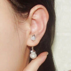 1 Piece Simple Style Geometric Inlay Sterling Silver Artificial Gemstones Ear Studs 10 1 Piece Simple Style Geometric Inlay Sterling Silver Artificial Gemstones Ear Studs -Cheap Jewelry Store 1661576824427253760