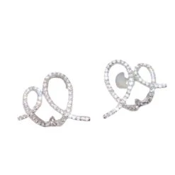 1 Pair Classic Style Geometric Inlay Sterling Silver Artificial Gemstones Ear Studs -Cheap Jewelry Store 1661577451962241024