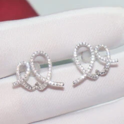 1 Pair Classic Style Geometric Inlay Sterling Silver Artificial Gemstones Ear Studs -Cheap Jewelry Store 1661577467162398720