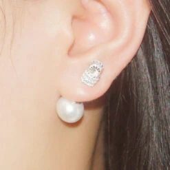 1 Piece Commute Solid Color Inlay Sterling Silver Artificial Gemstones Ear Studs 12 1 Piece Commute Solid Color Inlay Sterling Silver Artificial Gemstones Ear Studs -Cheap Jewelry Store 1661577609542242304