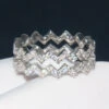 Classic Style Geometric Sterling Silver Inlay Zircon Rings -Cheap Jewelry Store 1661577680853798912