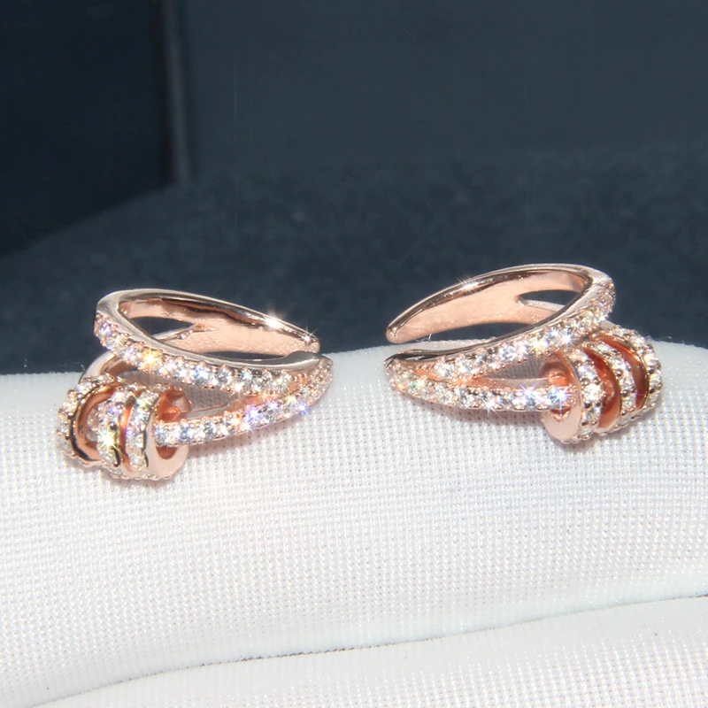 1 Piece Classic Style Solid Color Inlay Sterling Silver Artificial Gemstones Earrings 7 1 Piece Classic Style Solid Color Inlay Sterling Silver Artificial Gemstones Earrings - Image 5