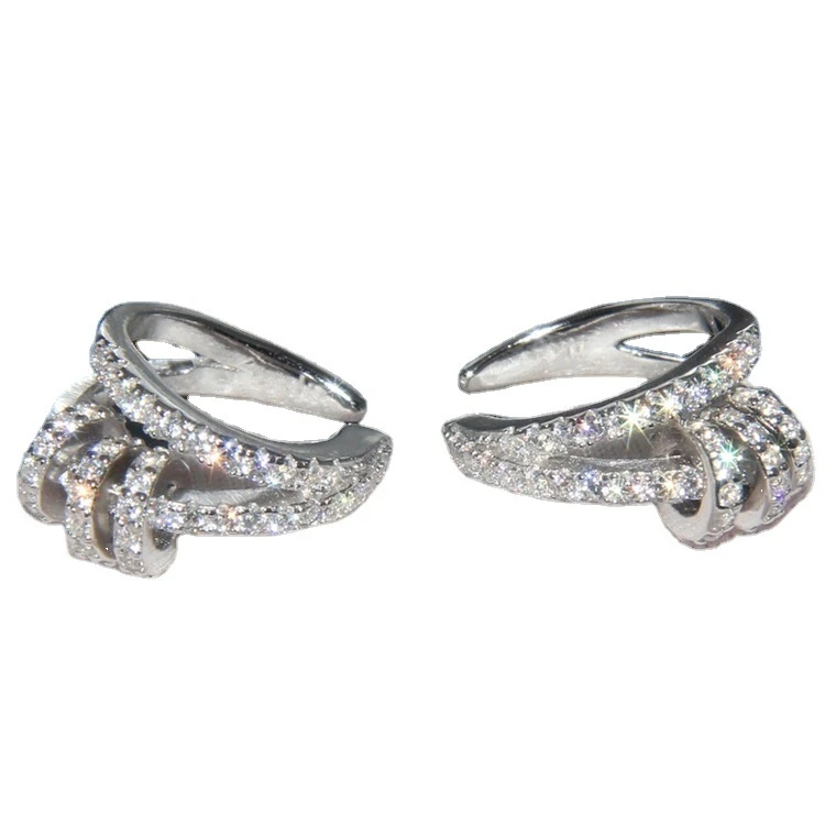 1 Piece Classic Style Solid Color Inlay Sterling Silver Artificial Gemstones Earrings 4 1 Piece Classic Style Solid Color Inlay Sterling Silver Artificial Gemstones Earrings - Image 2