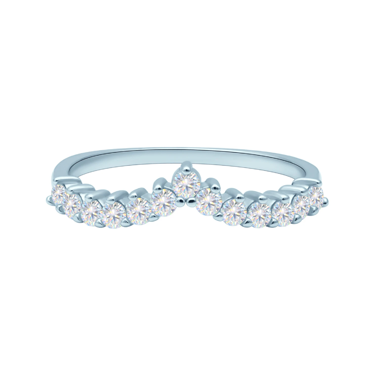 Elegant Classic Style Streetwear Geometric Sterling Silver Moissanite Rings In Bulk 7 Elegant Classic Style Streetwear Geometric Sterling Silver Moissanite Rings In Bulk - Image 5