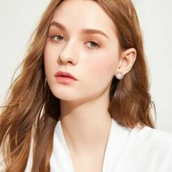 Modern Style Sun Sterling Silver Moissanite Ear Studs In Bulk -Cheap Jewelry Store 1661584242737549312 1