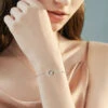 Simple Style Geometric Sterling Silver Moissanite Bracelets In Bulk -Cheap Jewelry Store 1661584286140207104