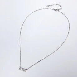 Classic Style Geometric Sterling Silver Moissanite Pendant Necklace In Bulk -Cheap Jewelry Store 1661584324807495680