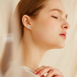 Simple Style Geometric Sterling Silver Moissanite Ear Studs In Bulk 10 Simple Style Geometric Sterling Silver Moissanite Ear Studs In Bulk -Cheap Jewelry Store 1661584497696706560