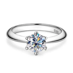 Simple Style Geometric Sterling Silver Moissanite Rings In Bulk -Cheap Jewelry Store 1661584657365471232 1