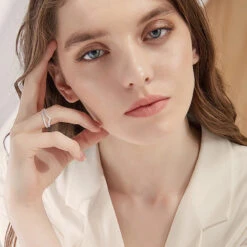 Simple Style Geometric Sterling Silver 18K Gold Plated Moissanite Rings In Bulk 10 Simple Style Geometric Sterling Silver 18K Gold Plated Moissanite Rings In Bulk -Cheap Jewelry Store 1661584882654121984