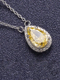 Luxurious Wedding Shiny Water Droplets Sterling Silver Plating Inlay High Carbon Diamond White Gold Plated Pendant Necklace 11 Luxurious Wedding Shiny Water Droplets Sterling Silver Plating Inlay High Carbon Diamond White Gold Plated Pendant Necklace -Cheap Jewelry Store 1661650351369097216 1