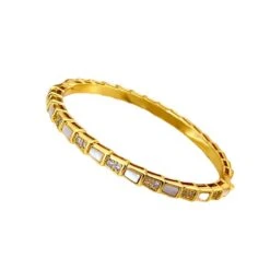 Lady Solid Color Copper Plating Inlay Fritillary Bangle -Cheap Jewelry Store 1663017815197749248