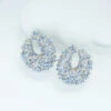 1 Pair Modern Style U Shape Irregular Inlay Copper Zircon Ear Studs -Cheap Jewelry Store 1663019641406099456