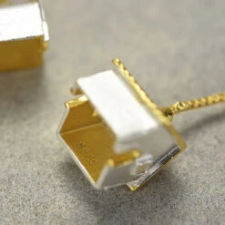 1 Pair Cute Novelty House Plating Sterling Silver Drop Earrings -Cheap Jewelry Store 1663093941110706176