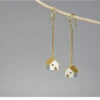 1 Pair Cute Novelty House Plating Sterling Silver Drop Earrings -Cheap Jewelry Store 1663102472664780800