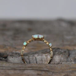 Retro Geometric Sterling Silver Plating Inlay Opal Rings 11 Retro Geometric Sterling Silver Plating Inlay Opal Rings -Cheap Jewelry Store 1663434219931701248