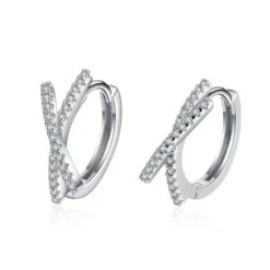 Commute Letter Sterling Silver Moissanite Earrings In Bulk -Cheap Jewelry Store 1664091681416417280