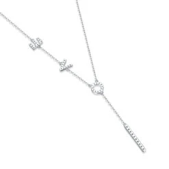Glam Love Sterling Silver Moissanite Necklace In Bulk -Cheap Jewelry Store 1664153875046862848