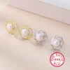 1 Pair Elegant Luxurious Round Plating Inlay Sterling Silver Pearl 18K Gold Plated White Gold Plated Ear Studs 1 1 Pair Elegant Luxurious Round Plating Inlay Sterling Silver Pearl 18K Gold Plated White Gold Plated Ear Studs -Cheap Jewelry Store 1664516579699855361