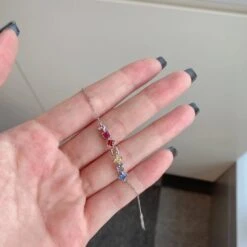 Modern Style Solid Color Sterling Silver Plating Inlay Zircon Bracelets -Cheap Jewelry Store 1664554700911022080