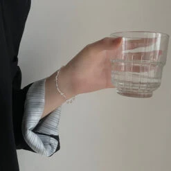 Simple Style Solid Color Sterling Silver Patchwork Bracelets 10 Simple Style Solid Color Sterling Silver Patchwork Bracelets -Cheap Jewelry Store 1666285686673772544