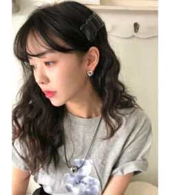 1 Pair Simple Style Heart Shape Plating Sterling Silver Ear Studs -Cheap Jewelry Store 1666683015557943296