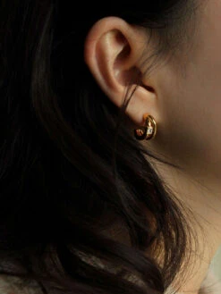 1 Pair IG Style Korean Style Geometric Plating Inlay Sterling Silver Zircon Ear Studs -Cheap Jewelry Store 1666688446237904896