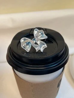 1 Piece IG Style Sweet Bow Knot Plating Sterling Silver Ear Studs -Cheap Jewelry Store 1666688754066264064