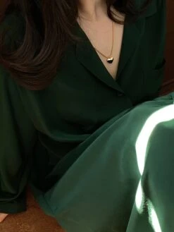 Commute Heart Shape Sterling Silver Plating Gold Plated Pendant Necklace -Cheap Jewelry Store 1666688816678834176