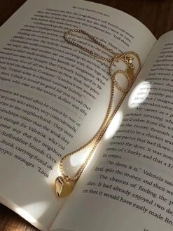 Commute Heart Shape Sterling Silver Plating Gold Plated Pendant Necklace